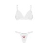 Weddya Bride ensemble de lingerie 3 pièces - Blanc