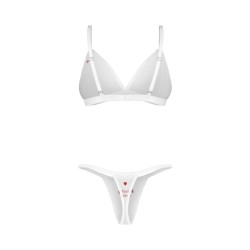 Weddya Bride ensemble de lingerie 3 pièces - Blanc