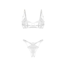 Luise Sublim ensemble ouvert 2 pièces - Blanc