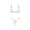 Luise Sublim ensemble ouvert 2 pièces - Blanc