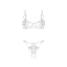 Luise Sublim ensemble ouvert 2 pièces - Blanc
