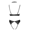 Soutien-gorge balconnet  string ouvert avec chaîne amovible - Cottelli
