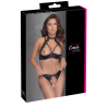 Soutien-gorge balconnet  string ouvert avec chaîne amovible - Cottelli