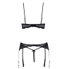 Soutien-gorge balconnet, porte-jarretelles  string ouvert - Cottelli