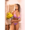 Ensemble sexy 2 pièces dentelle douce et extensible 