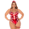 Costume sexy infirmière grande taille 3 pièces 