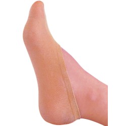 Bas chaussettes couvre pieds chair 
