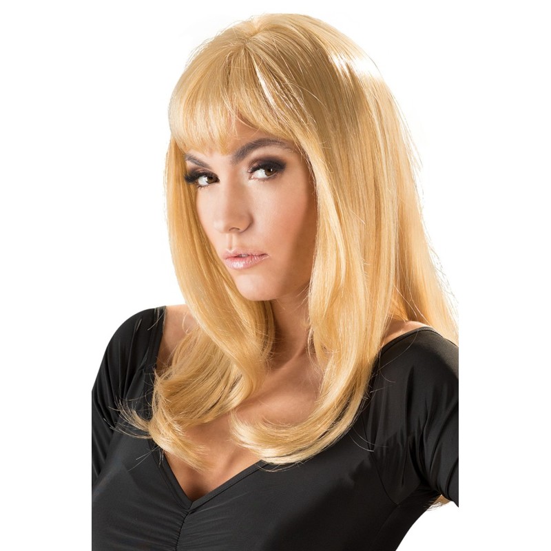 Perruque blonde mi-longue 