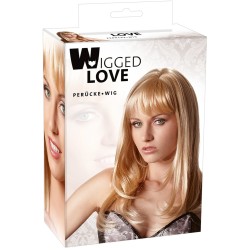 Perruque blonde mi-longue 