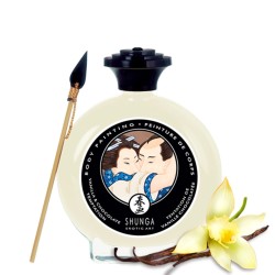 Peinture de corps comestible vanille chocolat blanc 100ml 