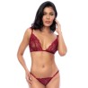 Ensemble 2 pièces couleur framboise 