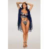 Ensemble soutien-gorge avec chainettes amovibles et string  