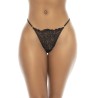 Nuisette noir Raven, en dentelle et résille, avec armatures, bretelles réglables, laçage dans le dos 