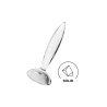 Gode anal en verre borosilicaté massif transparent Sparkling Crystal Satisfyer 