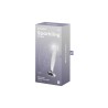 Gode anal en verre borosilicaté massif transparent Sparkling Crystal Satisfyer 