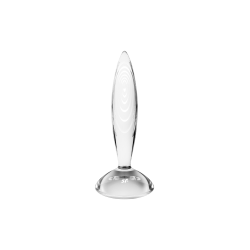 Gode anal en verre borosilicaté massif transparent Sparkling Crystal Satisfyer 