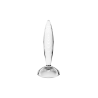 Gode anal en verre borosilicaté massif transparent Sparkling Crystal Satisfyer 