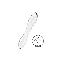 Gode en verre transparent haute qualité Dazzling Crystal 1 Satisfyer 