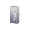 Gode en verre borosilicaté massif transparent Double Crystal Satisfyer 