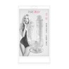 Double gode ventouse transparent 