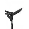 Double gode ceinture vibrant noir USB