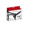 Double gode ceinture vibrant noir USB