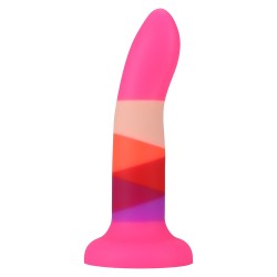 Gode ventouse 6 couleurs rose 