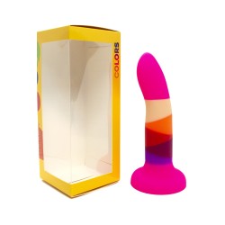 Gode ventouse 6 couleurs rose 