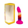 Gode ventouse 6 couleurs rose 