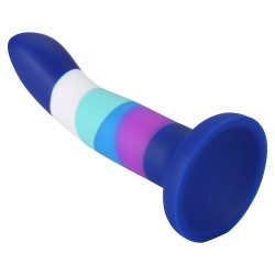 Gode ventouse 6 couleurs bleu 