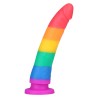 Gode ventouse multicouleur taille S 