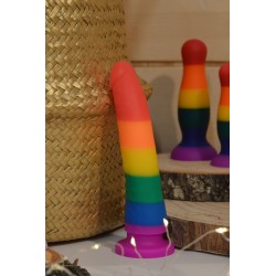 Gode ventouse multicouleur taille S 
