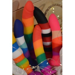 Gode ventouse multicouleur taille S 