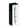 Gode en verre réaliste transparent avec poignée  n°12 Glossy 