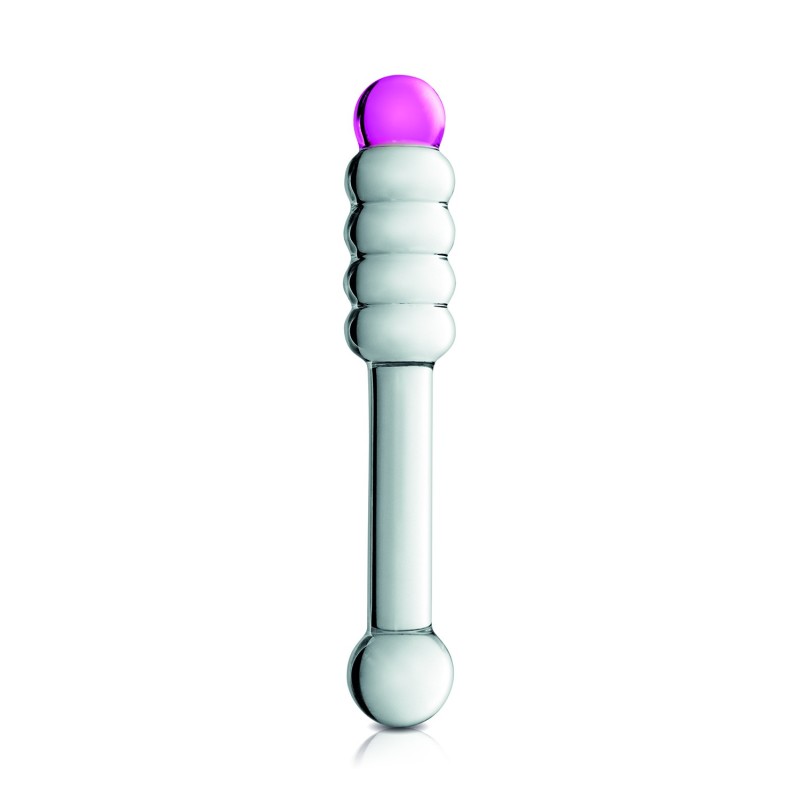 Gode en verre bicolor  n°11 Glossy 
