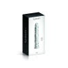 Gode en verre transparent avec gland et veines n°4 Glossy 