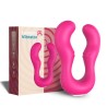 Vibromasseur Rose en forme de U double tête stimulateur point G 