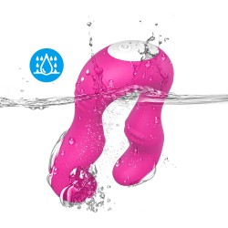 Vibromasseur Rose en forme de U double tête stimulateur point G 