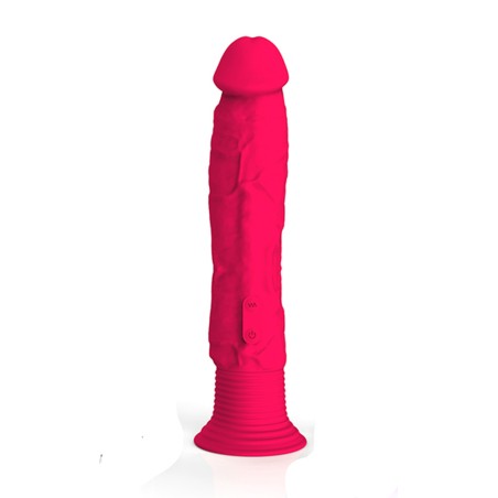 Gode ventouse vibrant rose flashy 10 vitesses 