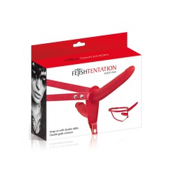 Double gode ceinture rouge 