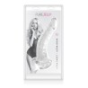 Gode jelly courbe transparent ventouse taille XL 22cm 