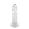 Gode dong jelly transparent ventouse 18cm 