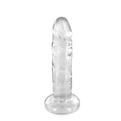 Gode dong jelly transparent ventouse 18cm 