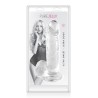 Gode jelly transparent ventouse taille L 20cm 