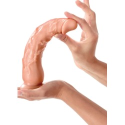 Gode plug réaliste grande taille avec ventouse 21cm 