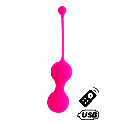 MINA Rose, Boules de Geisha en silicone médical USB avec télécommande
