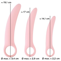 Kit d'entrainement pour l'auto-traitement en douceur du vaginisme 