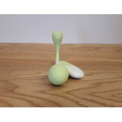 Balle de Geisha vibrante verte avec télécommande 