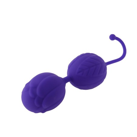 Boules de Geisha violet silicone 