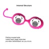 Boules de Geisha violet silicone 